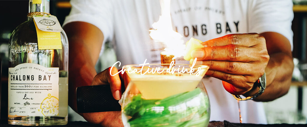 Crafted cocktails at The Distillery Phuket